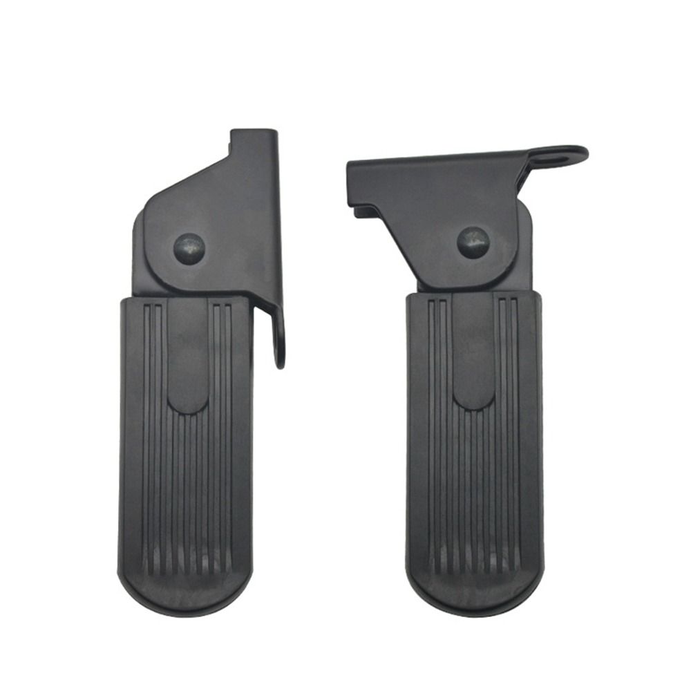 1pair Black Electric Vehicle Parts Aluminium Alloy/Nylon L3 Foot Pedal Electric Bike Accessories