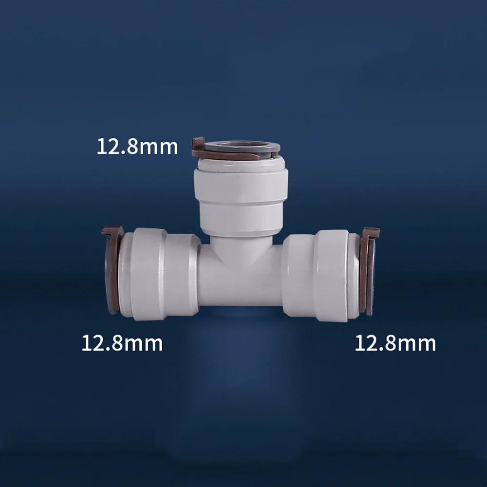 Фитинг 3/8" 1/2" НАР. ДИАМ. X 3/8" ТРУБКА Прямой Угольник Тройник POM Быстроразъемное Соединение для Аквариума RO Фильтра Воды Системы Обратного Осмоса
