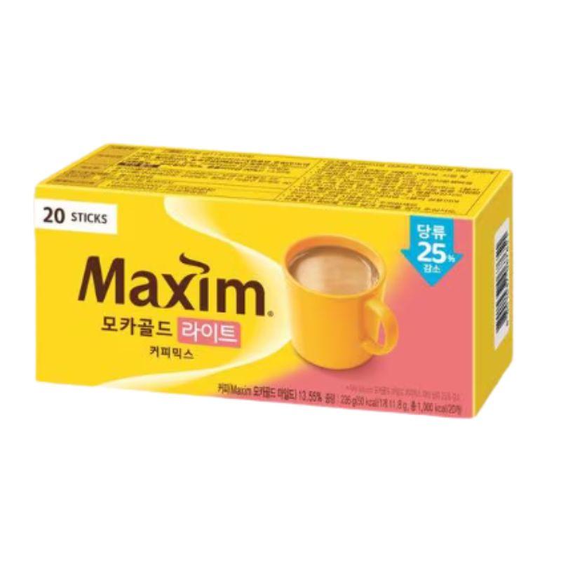 Maxim Mocha Gold Light Корейский Мягкий Растворимый Кофе 20 Пакетиков