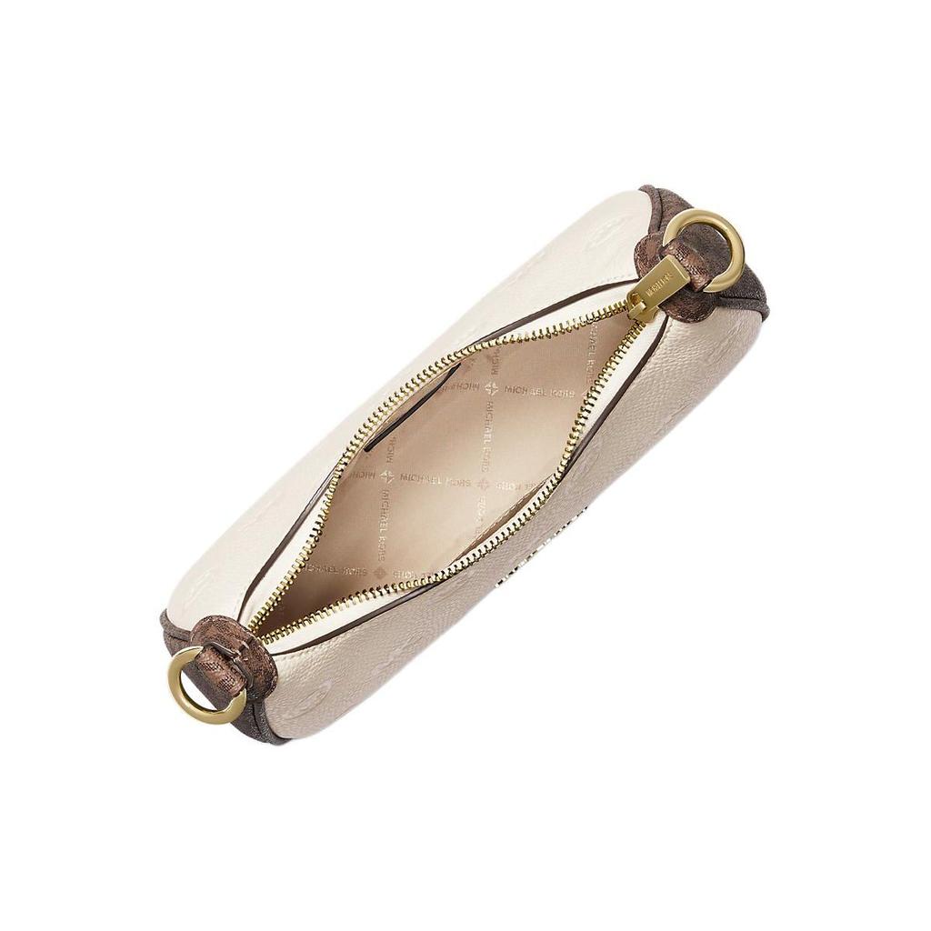 Michael Kors MK Cora Сумка-тоут с принтом логотипа, на молнии, через плечо, на плечо, женские сумки Белый 35R4G4CU6L-LTCRMMULTI