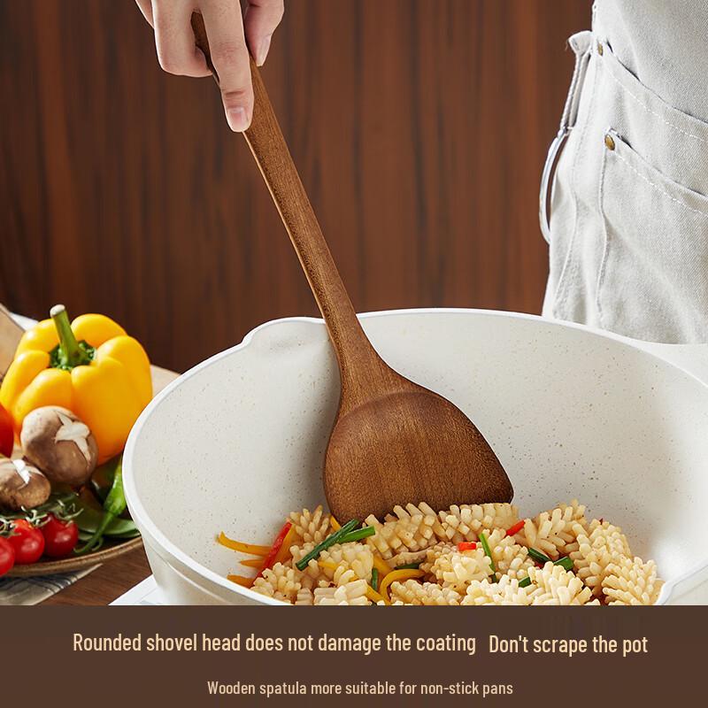 Antibacterial Ebony Wood Kitchen Utensil Set