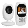 Беспроводной видеоняня 2,4-дюймовый экран Обнаружение температуры в комнате в реальном времени Монитор безопасности ребенка