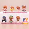 Q Version Card Captor Doll Figure Model Toy Anime Pvc Toys Cartoon Cake Models Ornaments Gifts