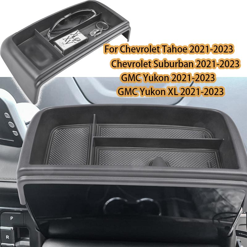 Car Interior Accessories for 2025 2025 2025 2025 GMC Yukon Chevy Tahoe Suburban Central Console Organizer Armrest Storage Box