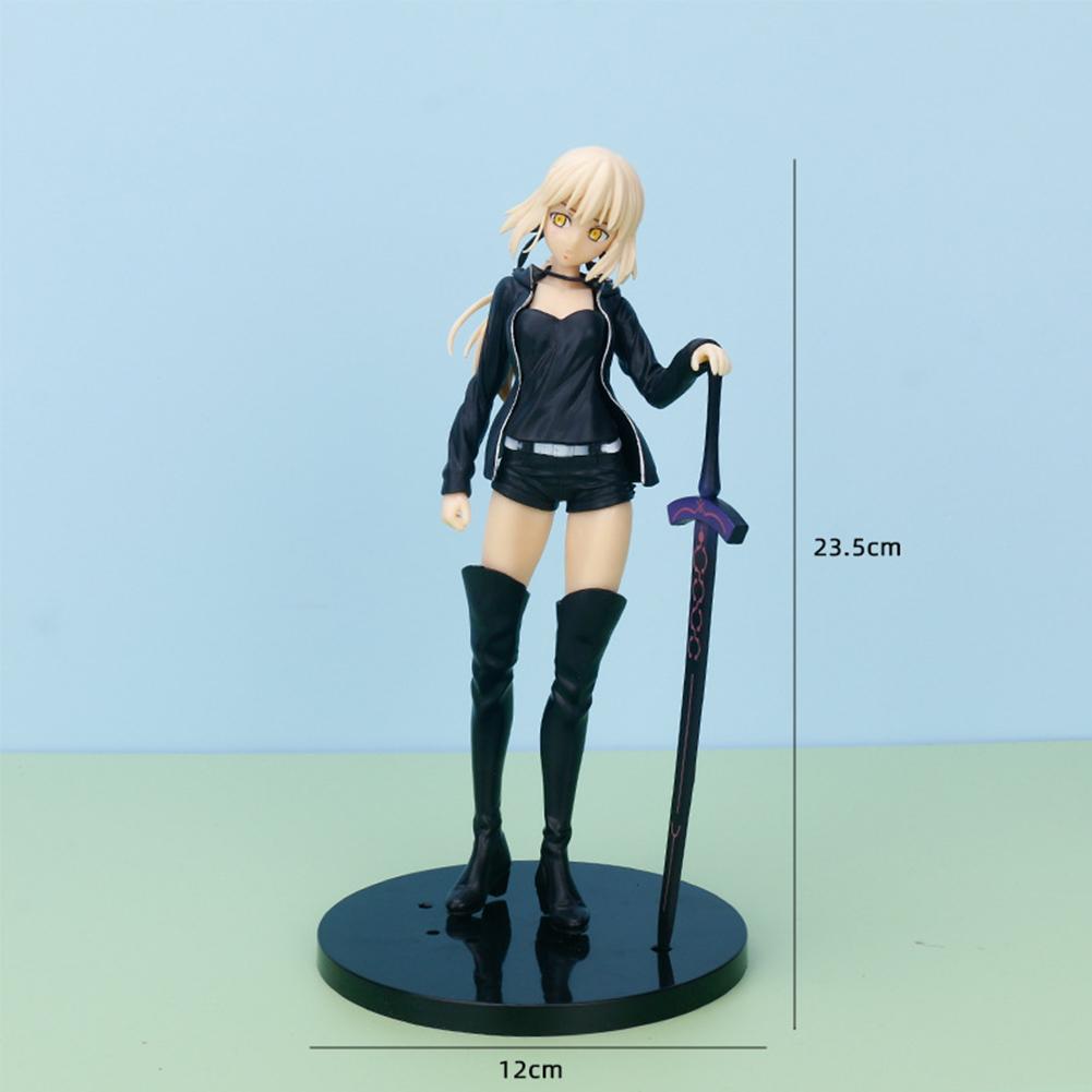 24СМ FATE STAY NIGHT FGO Алтрия Пендрагон Игровая Фигурка Стоячая поза Фигурки Действия Модель Украшение Кукла Коллекция Игрушка Подарок