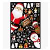 Christmas Stickers for Window Showcase Removable Santa Clause Snowman Home Decor Decal