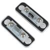 Подсветка номерного знака автомобиля, 1 пара, 12 В, 2,8 Вт, 3528SMD, сигнальная лампа для Mercedes-Benz W203 W211 C219 R171 CLS SLK