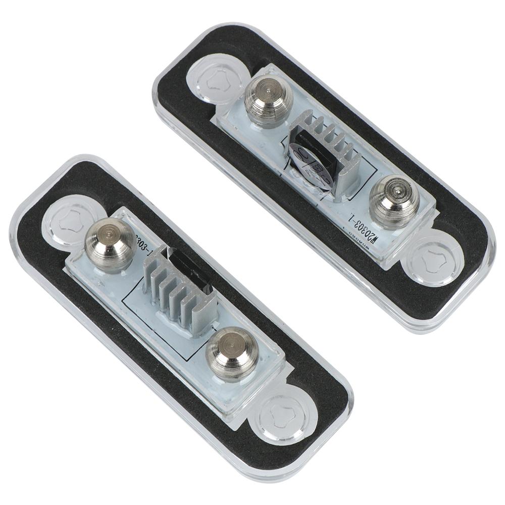 Подсветка номерного знака автомобиля, 1 пара, 12 В, 2,8 Вт, 3528SMD, сигнальная лампа для Mercedes-Benz W203 W211 C219 R171 CLS SLK