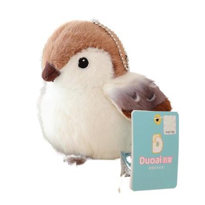 Мягкая короткошерстная плюшевая игрушка - птица киви. Идеально для детей и подростков. 11 см, Маджонг