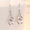 925 Sterling Silver Earrings With Rotating Love Zircon Tassel Earrings Earrings For Women 'S Charm Jewelry Christmas Gift