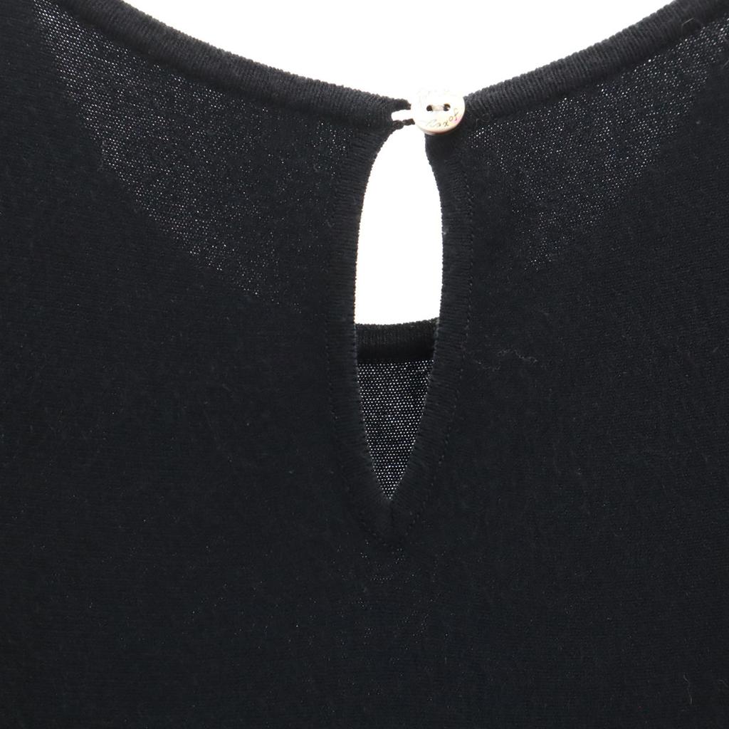 DAISY LIN PARIS made in Japan No sleeve knit Knee-length dress 38 black Women Used