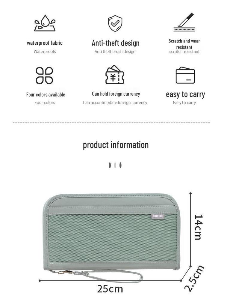 Многофункциональный противокражный держатель для паспорта и органайзер для документов