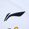 Футболка мужская баскетбольная серия Li Ning Sports CBA Liaoning Team с однотонным принтом логотипа, быстросохнущая, с коротким рукавом, белая ATSSD11-2