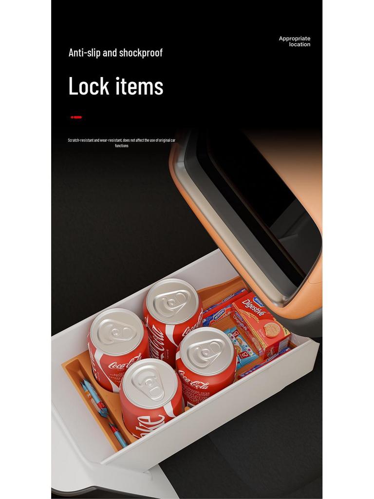 YU7 Rear Seat Refrigerator Storage Box for 25 Car Models - Automotive Modification Accessory
