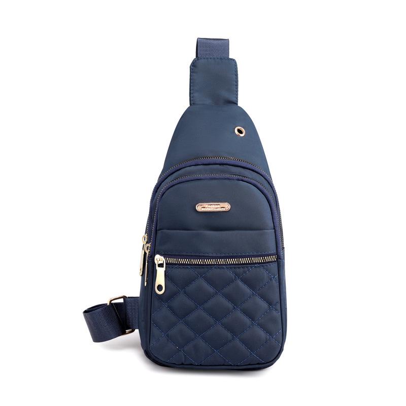 Женская сумка кроссбоди на грудь в корейском стиле 2022 года - спортивная передняя сумка из ткани Оксфорд для уличной одежды