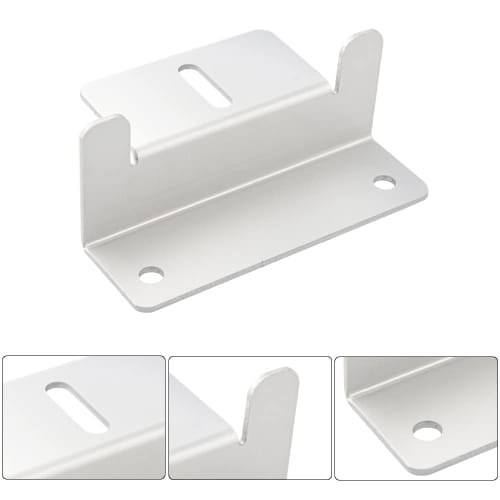 WMYCONGCONG 8-Piece Set of Solar Panel Mounting Brackets, Aluminum Alloy Z-Bracket, Edge Fixing Brackets for Solar Panels, Suitable for RVs, Boats, Ro