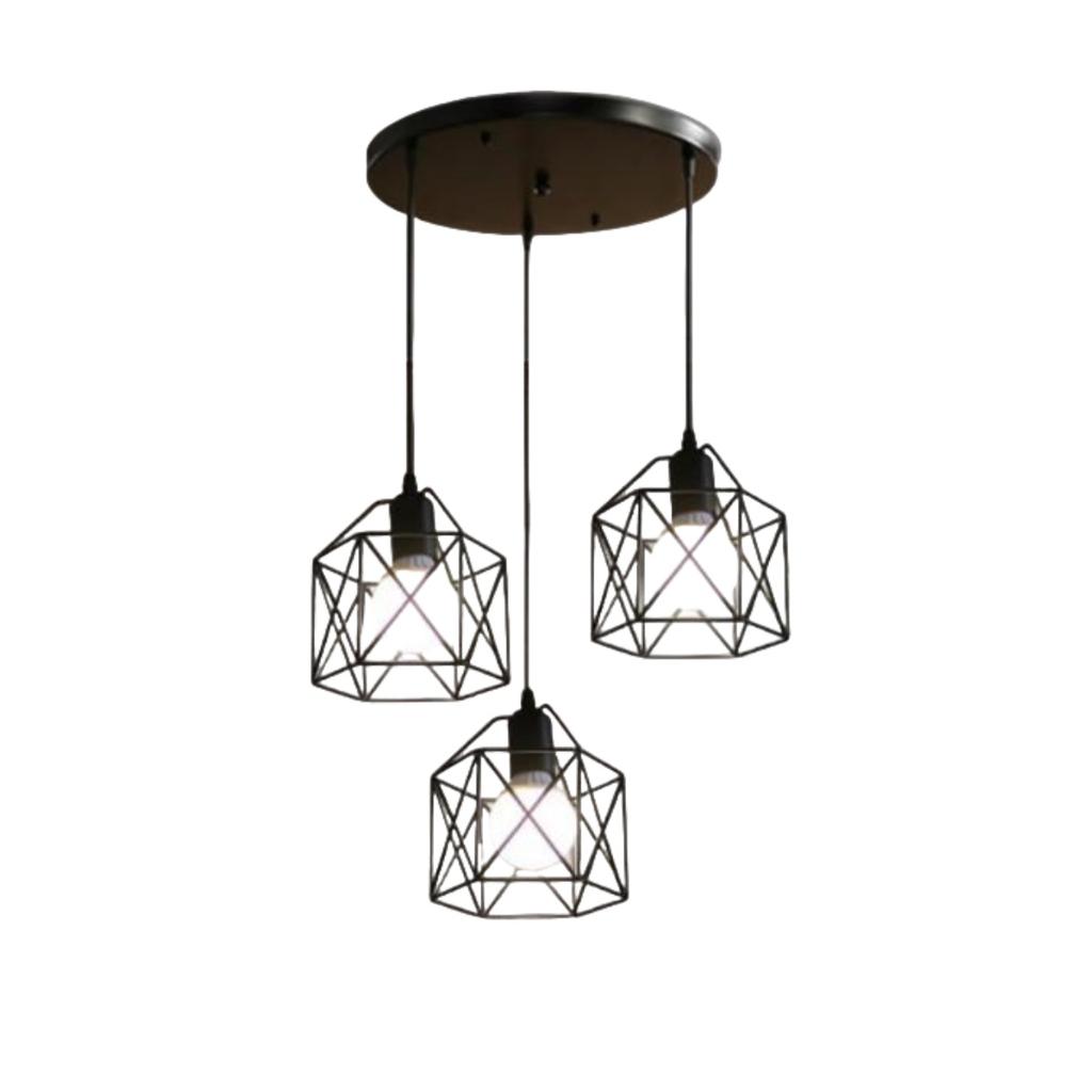 1/3 Плафона Промышленный Подвесной Светильник Черный Минималистичный Подвесной Светильник, Регулируемый Потолочный Светильник для Кухонного Острова Спальни