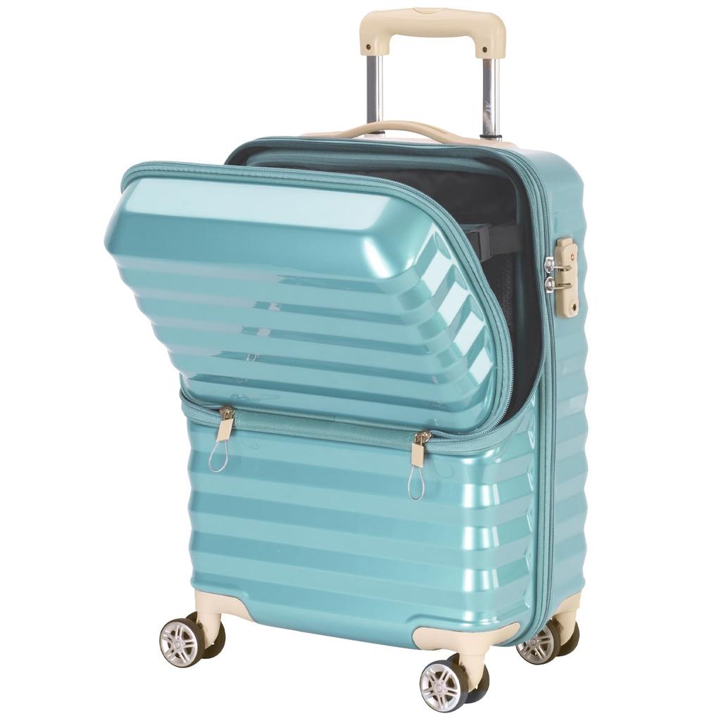 Front Open 34L 53 Cm 3kg Ice Blue [Actus] Carry-on