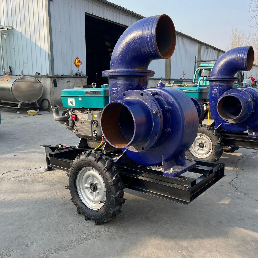 12-Inch Mixed-Flow Pump with Four-Cylinder Engine for Farmland Irrigation