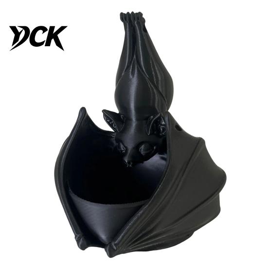 Bat Shaped Flower Pot Hanging Plant Pot, 3D Printed Owl Planter, Halloween Design Planter Gothic Holder for Trailing Vines, Home Porch