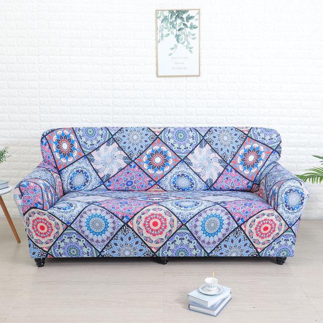 Чехол для дивана с геометрическим красочным принтом, эластичные чехлы, антигрязный чехол для дивана, чехол для дивана, чехол для мебели, полотенце, вся упаковка