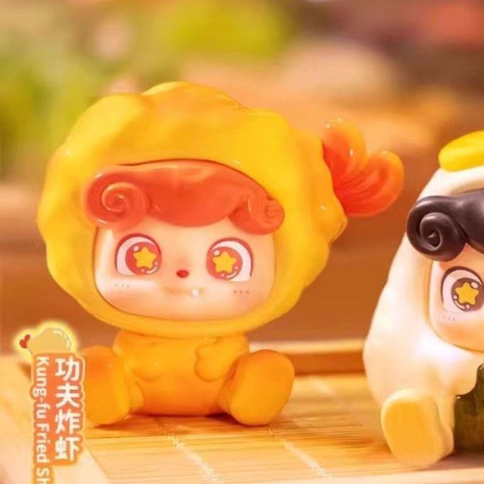 In Stock Q.Kid Street Snack Mini Series Toys Bag Dolls Cute Action Figure Desktop Ornaments Gifts Collection
