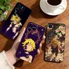 Чехол для телефона «Семь смертных грехов» для iPhone 17, 16, 15, 14, 13, 12, 11 Plus, Pro, Мягкий силиконовый, Черный