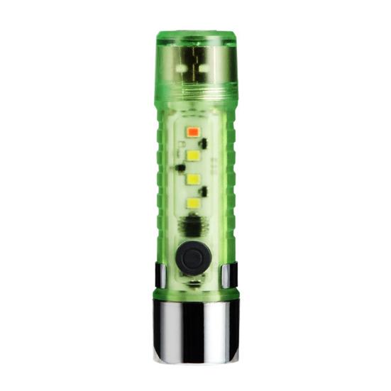 Мини-фонарик для улицы, 6 режимов, регулируемый, высокий уровень яркости, супер яркий, перезаряжаемый через USB, магнитный, портативный, для кемпинга, пешего туризма, карманный фонарик