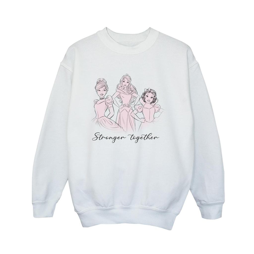 Disney Boys Princesses Stronger Together Sweatshirt