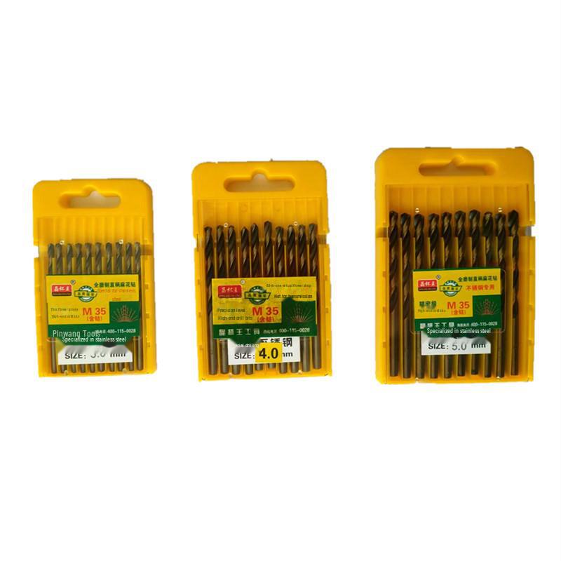 M35 Cobalt High-Speed Steel Twist Drill Bit for Stainless Steel, Iron, Copper, and Aluminum