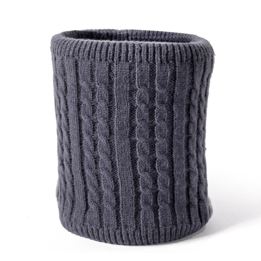 Мягкий вязаный шарф-снуд однотонный, круговой, шаль, высококачественные зимние теплые аксессуары