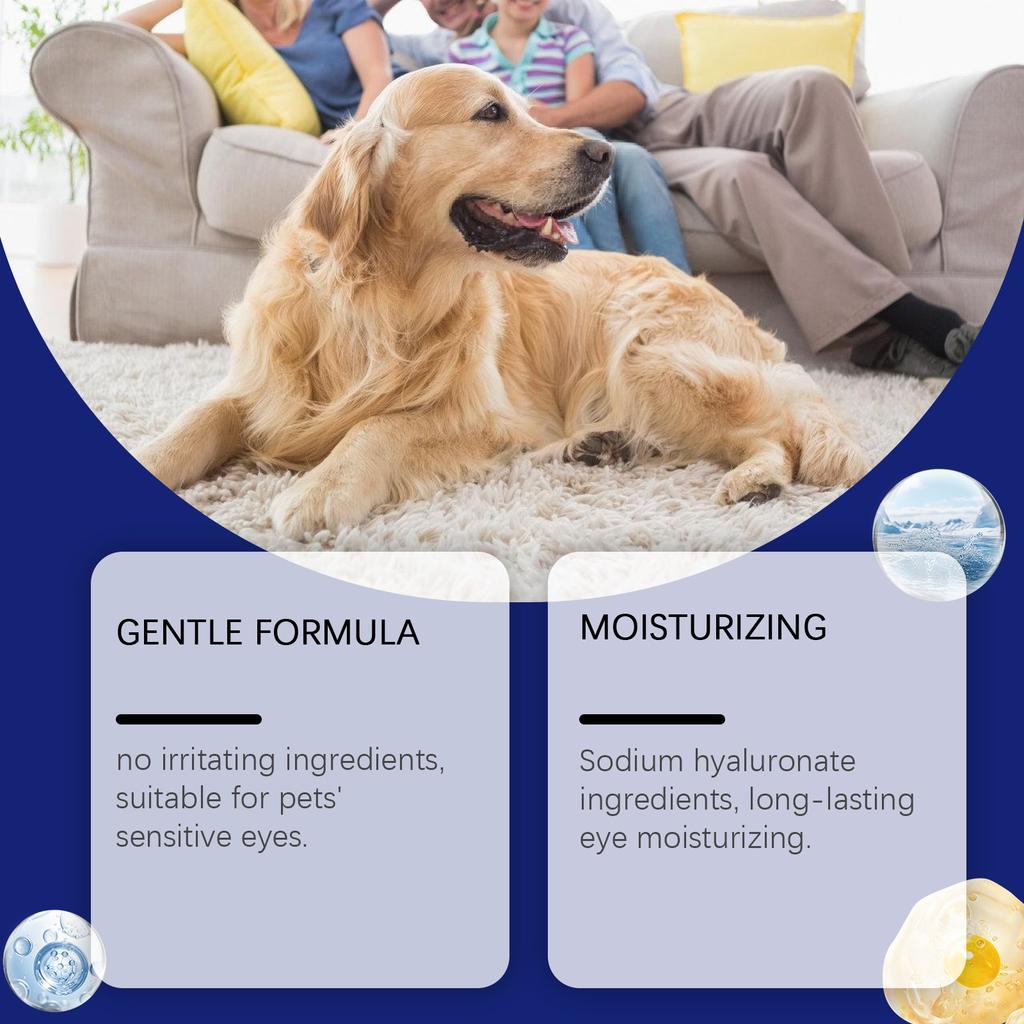 Капли для глаз питомцев, и капли для очистки слезных пятен у собак, уменьшают закупорку секреции и дискомфорт, 30 мл