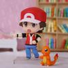Игрушка фигурка покемона премиум качества Nendoroid Эш Кетчум с брелками Зенигаме, Чармандер, Бульбазавр
