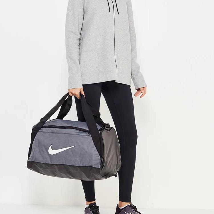 Nike Полиэстеровая наплечная сумка дорожная сумка унисекс серая повседневная CK0939-064