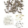 Buckle Jewelry Findings Necklace Pendant Connectors 100pcs DIY 7mm Pinch Bails Accessories Clip Clasp  Accessories