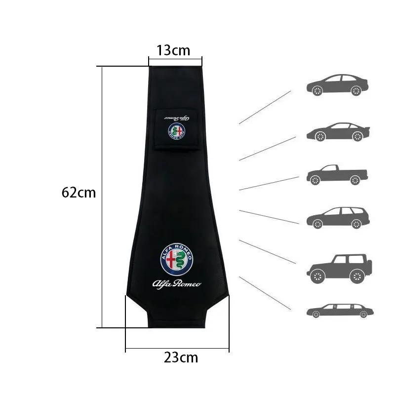 Car Stickers For Alfa Romeo Car Styling Headrest Cover Anti-dirty Seat Pillow Pad For Alfa Romeo STELVIO Giulia 159 Giulietta 14
