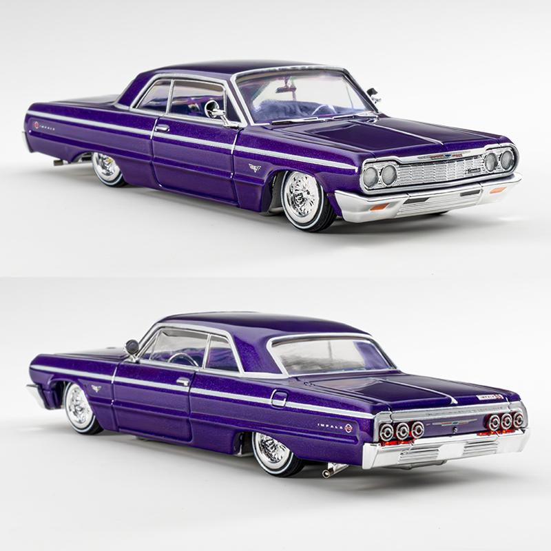 Предпродажа 97M 1:64 Chevrolet Impala Lowrider Сплав Модель Автомобиля