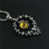 Мужская подвеска Punk Hell Evil Red Eye из нержавеющей стали 316l с цепочкой для ожерелья - C123