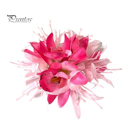 Заколка для волос в форме цветка женская летняя заколка для волос сбоку 3D-заколка для волос в форме цветка для повседневной носки на различные случаи жизни