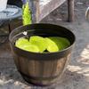 Barrel Planters for Indoor And Outdoor Use with Drainage