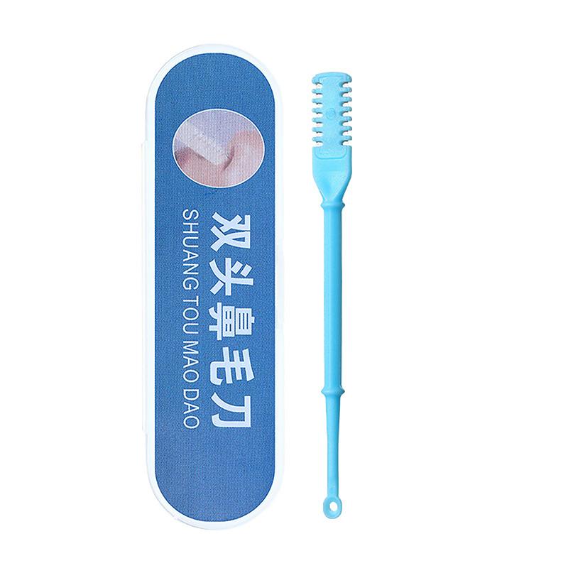 1/2/3/4 шт. моющийся триммер для волос с двойной головкой, триммер для волос в носу, ложка для ушей, вращающийся на 360° нож для волос в носу, триммер из нержавеющей стали