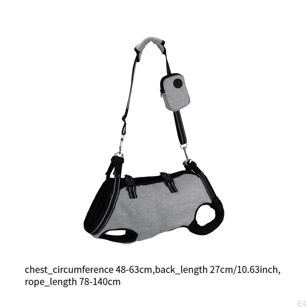 Поддерживающий ремень для собаки для помощи при ходьбе