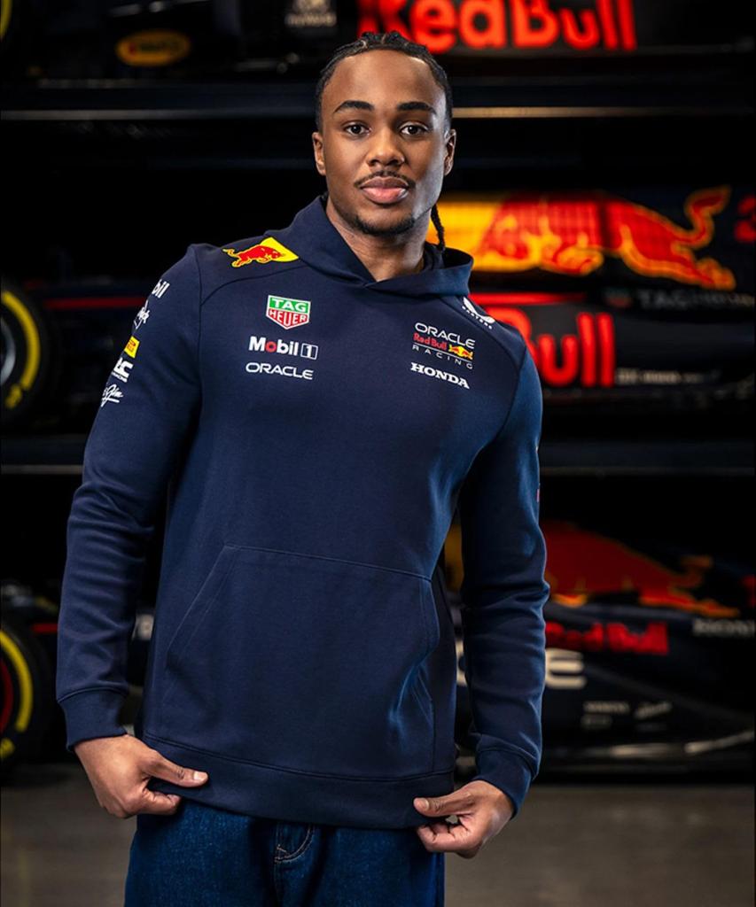 PUM'S Oracle Red Bull Racing Team Pullover Hoodie 2025 / TU9872-020 (JP, Alphabet, M, Standard, Navy)