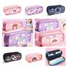 Tong Zhuo 7181 Purple And Gray Bear Pencil Case Lovely Design For Boys And Girls