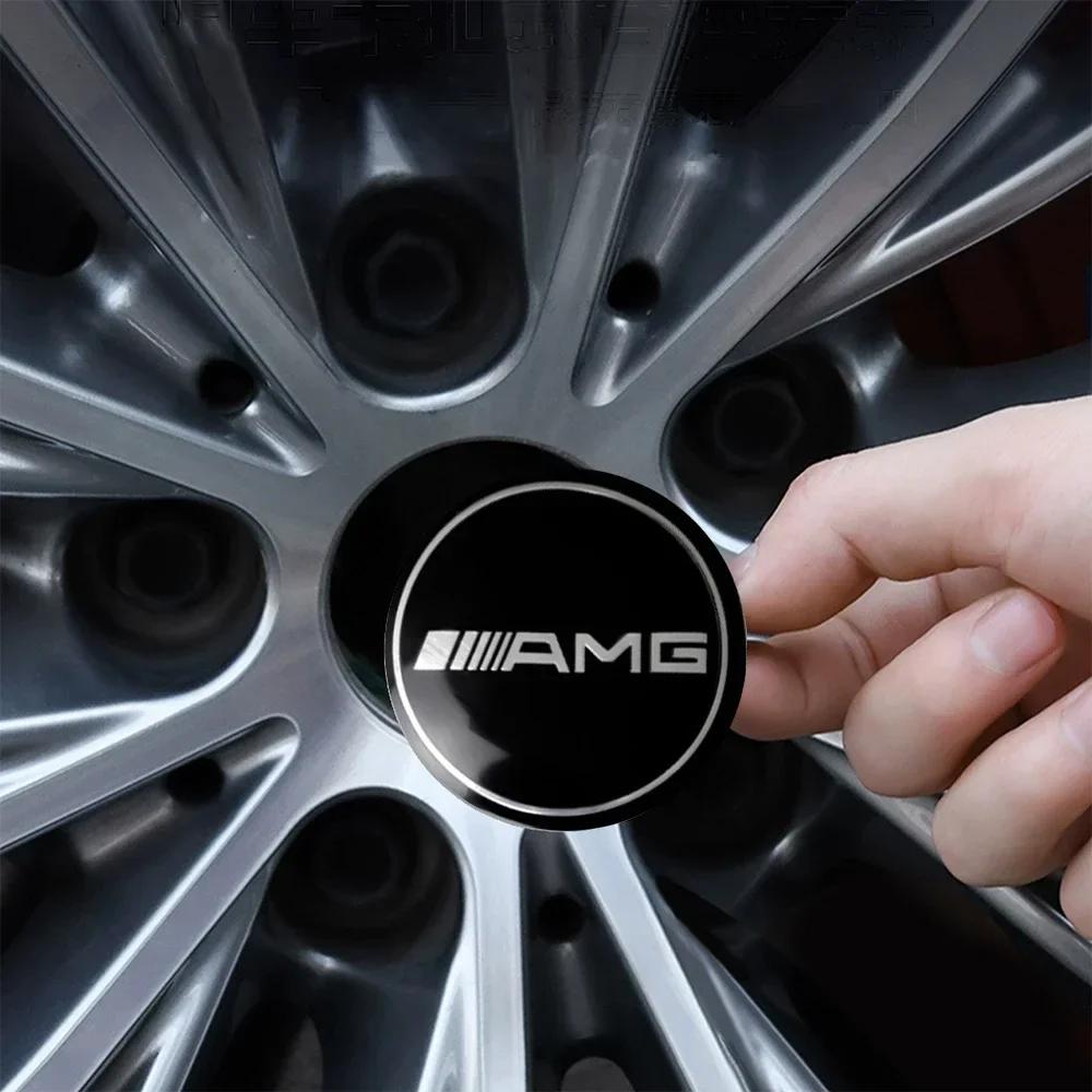 56/60/63/65/68MM Car Badge Wheel Center Cover Hub Cap Stickers Mercedes Benz A B C Class AMG Smart Fortwo 451 W203 W202 Gla