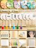Children’s DIY Natural Lacquer Fan Kit - Complete Set with Pigments