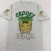 Мужская хлопковая футболка Crooks & Castles с коротким рукавом и графическим принтом Медузы 2026 года. Высококлассный люксовый унисекс-стиль. Для мужчин и женщин.