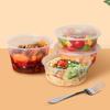 Disposable Round Plastic Takeaway Meal Boxes (30 Sets)