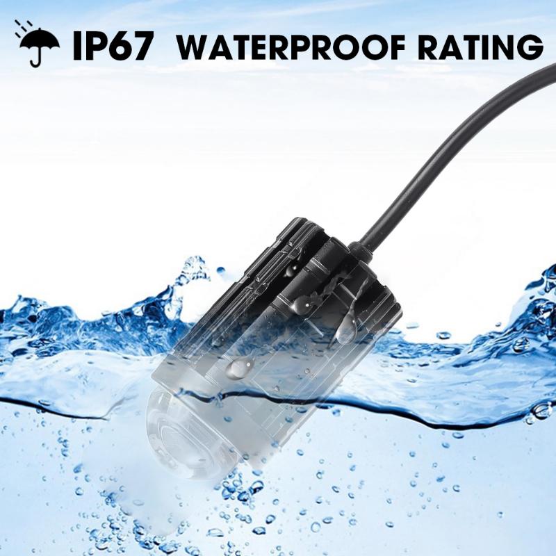 Водонепроницаемая двухцветная маленькая стальная пушка светодиодная яркая фара для автомобиля и мотоцикла, светодиодная лампа для электромобиля, автомобильная лампа для фар