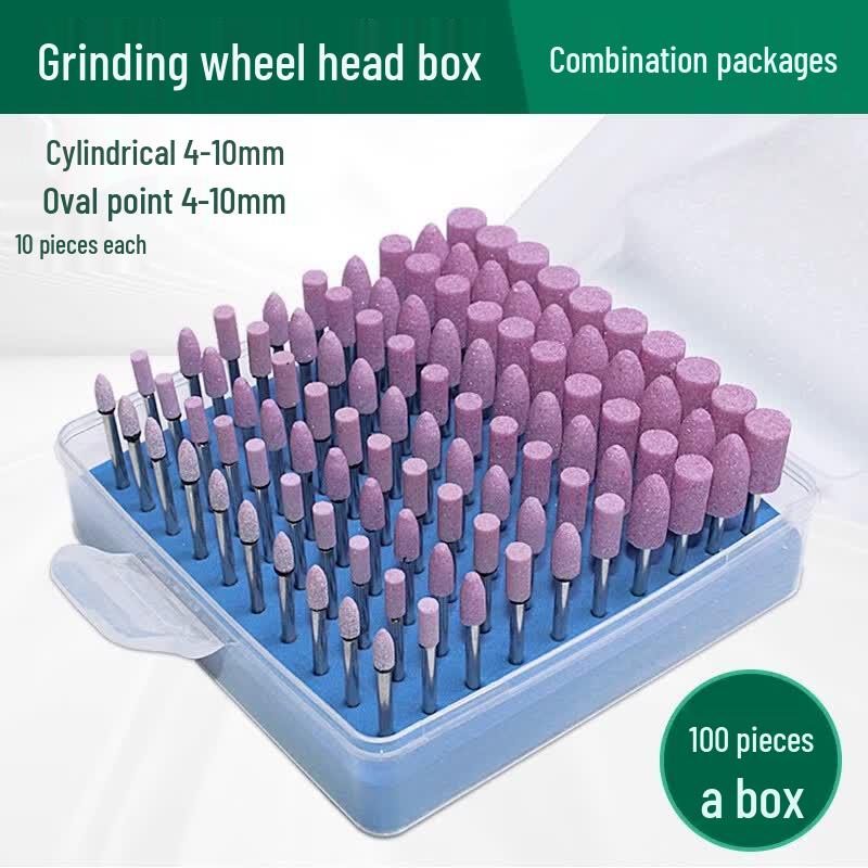 Jinxin 3mm Shank Industrial-Grade Chromium Corundum Grinding Heads
